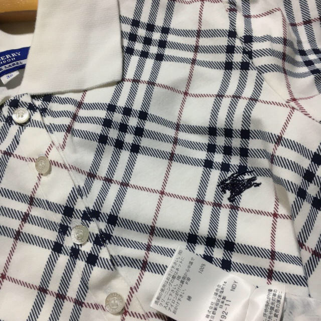 BURBERRY(バーバリー)の美品 BURBERRY BLUE LABEL チェックトップス レディースのトップス(カットソー(半袖/袖なし))の商品写真