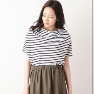 シップスフォーウィメン(SHIPS for women)のソリッド ボーダー ボトルネック カットソー(カットソー(半袖/袖なし))