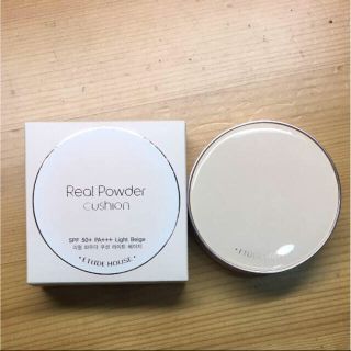 エチュードハウス(ETUDE HOUSE)のReal Powder cushion #light beige(ファンデーション)