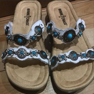 ミネトンカ(Minnetonka)の【kyon太様専用】ミネトンカサンダル 新品、未使用 ボカ スライドII(サンダル)