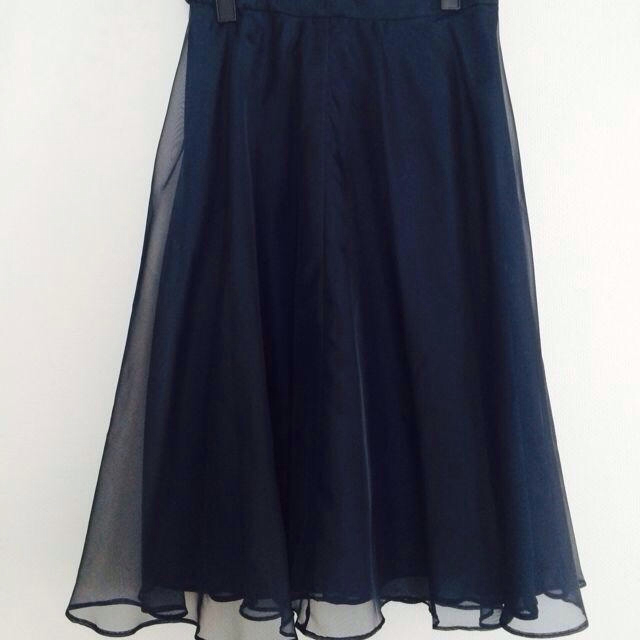 BORNY(ボルニー)のBORNYシフォンスカート レディースのスカート(ひざ丈スカート)の商品写真