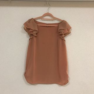 ジャスグリッティー(JUSGLITTY)のジャスグリッティ♡ピンクオレンジトップス(シャツ/ブラウス(半袖/袖なし))