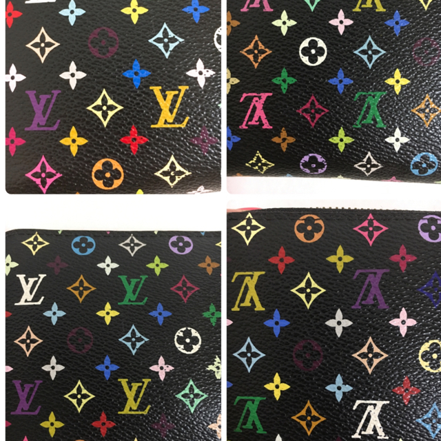 LOUIS VUITTON(ルイヴィトン)の本物‼︎‼︎ルイヴィトン マルチカラー長財布ジッピー黒☆ レディースのファッション小物(財布)の商品写真