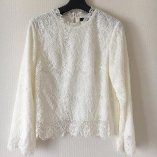 ダブルクローゼット(w closet)のw closet レーストップス(シャツ/ブラウス(半袖/袖なし))