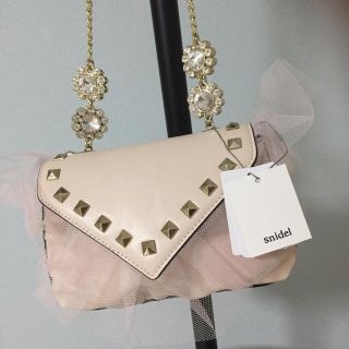 スナイデル(SNIDEL)の新品♡snidelビジューバッグ(ショルダーバッグ)