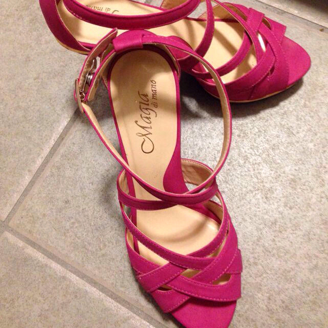 ピンクヒールサンダル♡S レディースの靴/シューズ(サンダル)の商品写真