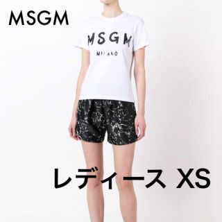 エムエスジイエム(MSGM)の希少white✨MSGM 定番 ロゴプリントTシャツ 正規 新品 タグ付き✨(Tシャツ(半袖/袖なし))