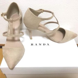 ランダ(RANDA)のRANDA  Sサイズ 未使用 パンプス ベージュ(ハイヒール/パンプス)