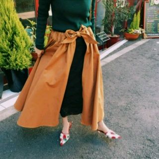 アメリヴィンテージ(Ameri VINTAGE)の 【新品】Ameri / NATALIE 2WAY FLARE SKIRT (ロングスカート)