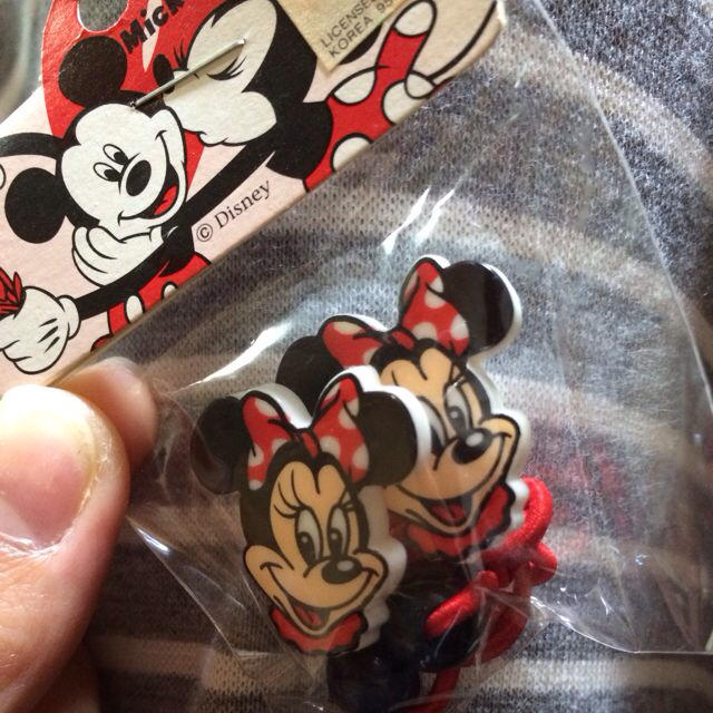 Disney(ディズニー)のミニーちゃん ヘアゴム レディースのヘアアクセサリー(ヘアゴム/シュシュ)の商品写真