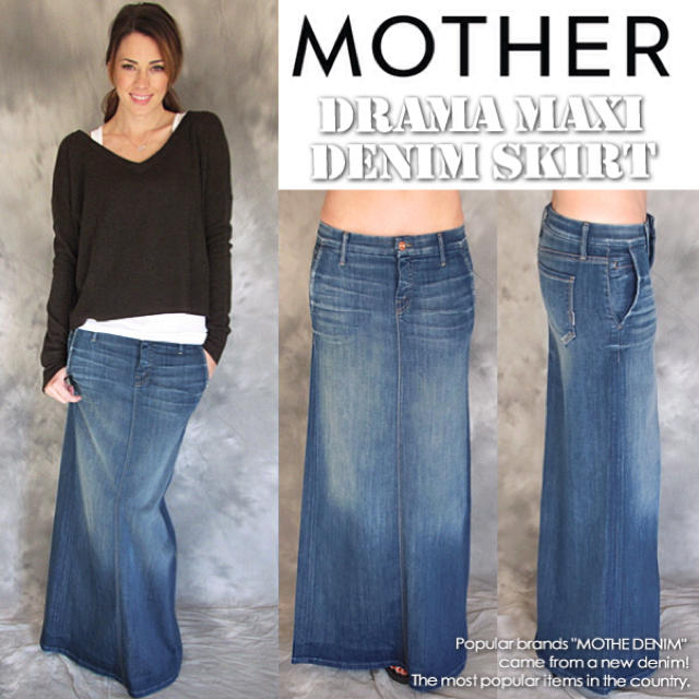 mother(マザー)の値下げ✭MOTHER マキシデニムスカート レディースのスカート(ロングスカート)の商品写真