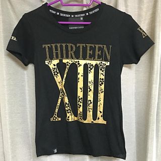 サーティンジャパン(THIRTEEN JAPAN)のりな様専用 THIRTEEN JAPAN＊Ｔシャツ＊黒×金(Tシャツ(半袖/袖なし))