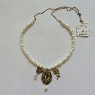 アクシーズファム(axes femme)の新品 アクシーズファム ビジューxモチーフロングネックレス(ネックレス)