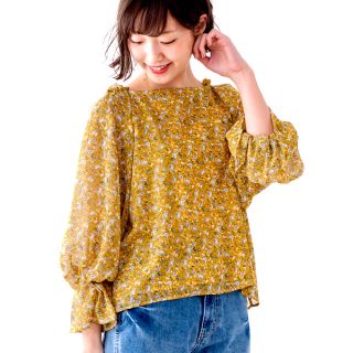 フラワー(flower)のdolly flower blouse(シャツ/ブラウス(長袖/七分))