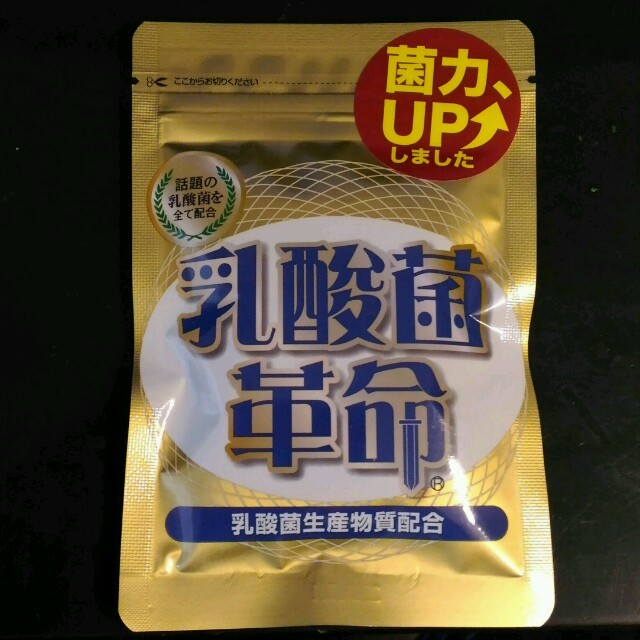 ◆乳酸菌革命62粒　新品未開封品 食品/飲料/酒の健康食品(その他)の商品写真