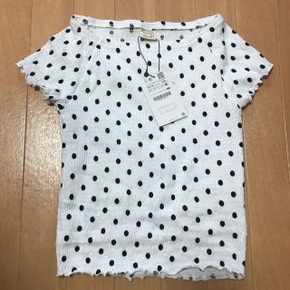 ザラ(ZARA)のザラ ドットプリントＴシャツ(Tシャツ(半袖/袖なし))