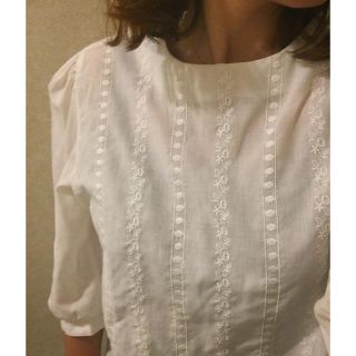 フラワー(flower)のVintage blouse(シャツ/ブラウス(長袖/七分))