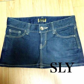 スライ(SLY)のSLY デニムスカート XS(ミニスカート)