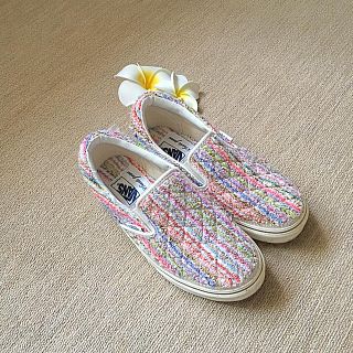 ロンハーマン(Ron Herman)のVANS✖︎ロンハーマンコラボパイル地スリッポン🌴(スニーカー)