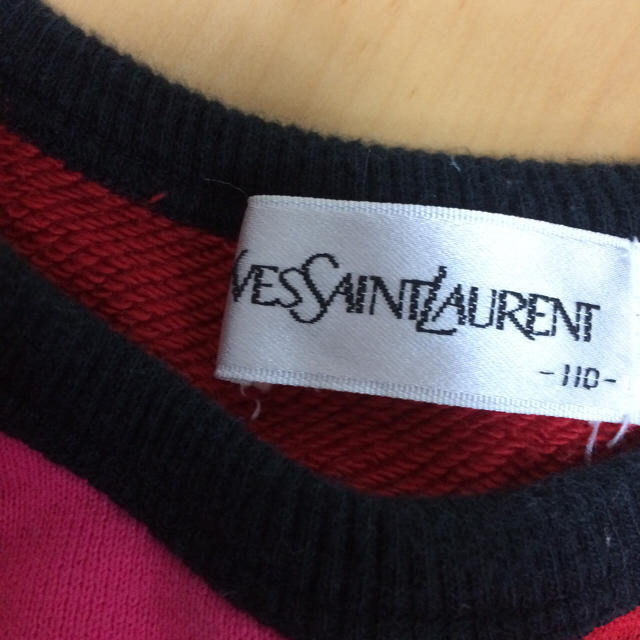 Yves Saint Laurent Beaute(イヴサンローランボーテ)の美品 ♡ YSL バイカラー ワンピース キッズ/ベビー/マタニティのキッズ服女の子用(90cm~)(ワンピース)の商品写真