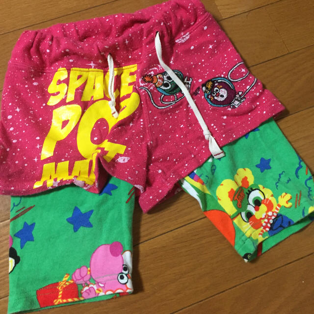 JAM(ジャム)のJAM レイヤードハーフパンツ キッズ/ベビー/マタニティのキッズ服女の子用(90cm~)(パンツ/スパッツ)の商品写真