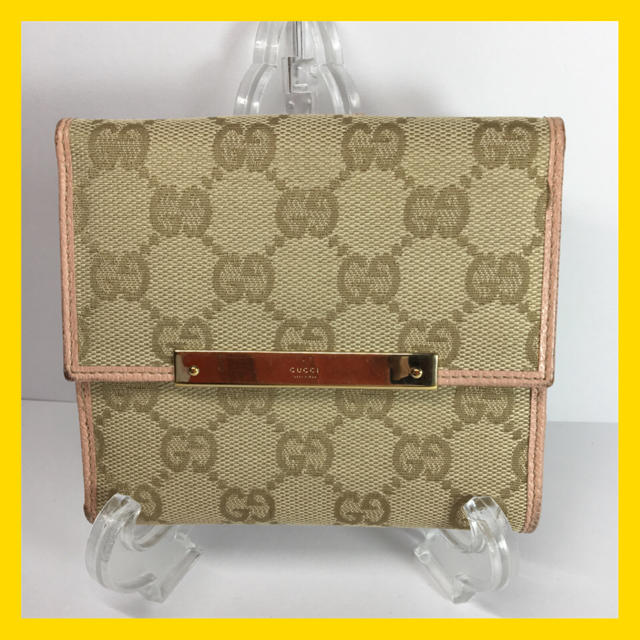 Gucci(グッチ)の正規品‼️GUCCI GGキャンバス Wホック折り財布 レディースのファッション小物(財布)の商品写真