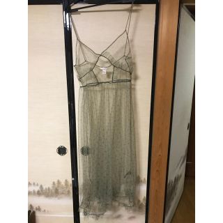 エイチアンドエム(H&M)のH&M シースルーワンピース ドレス マキシ丈 マキシドレス スリップドレス(ロングワンピース/マキシワンピース)