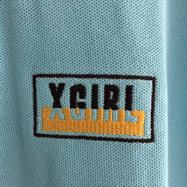 X-girl(エックスガール)のBIG POLO SHIRT レディースのトップス(ポロシャツ)の商品写真