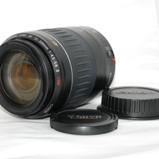 キヤノン(Canon)のくるさん様専用★ド迫力の望遠レンズ♪小型 軽量！！★ EF-S 55-200mm(レンズ(ズーム))