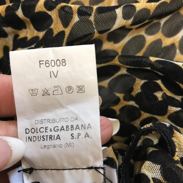 DOLCE&GABBANA(ドルチェアンドガッバーナ)のドルガバ未使用品 オシャレなカットソー レディースのトップス(Tシャツ(半袖/袖なし))の商品写真