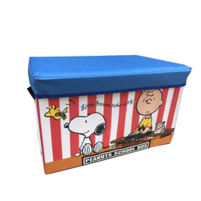 Snoopy 座れる収納ボックス 大 スヌーピーd 収納スツール 折りたたみの通販 By 宮城莉沙 S Shop ラクマ