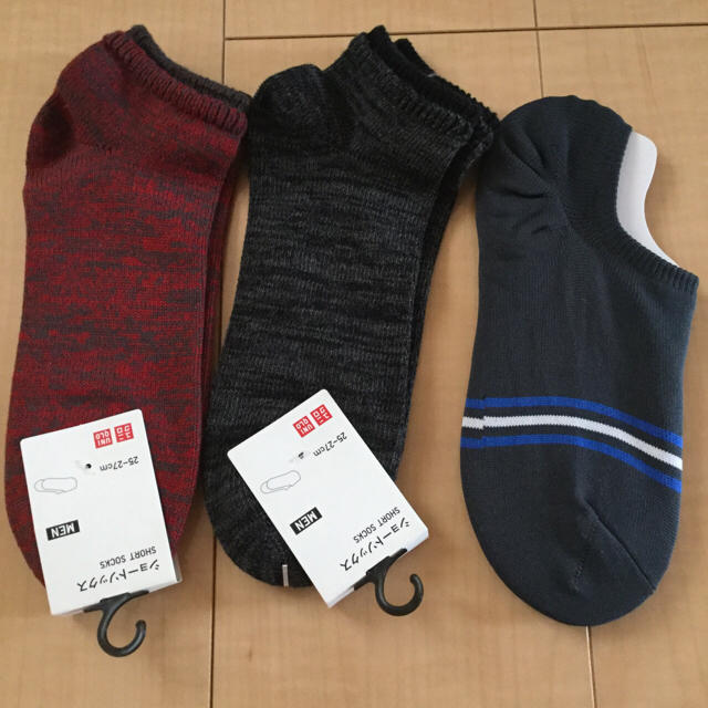 UNIQLO(ユニクロ)のショートソックス メンズ 新品未使用 メンズのレッグウェア(ソックス)の商品写真