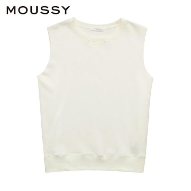 moussy(マウジー)のSWEAT TOPS カットオフスウェットトップス レディースのトップス(カットソー(半袖/袖なし))の商品写真