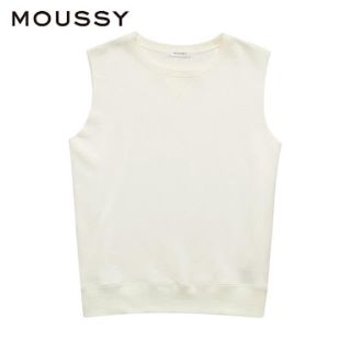 マウジー(moussy)のSWEAT TOPS カットオフスウェットトップス(カットソー(半袖/袖なし))