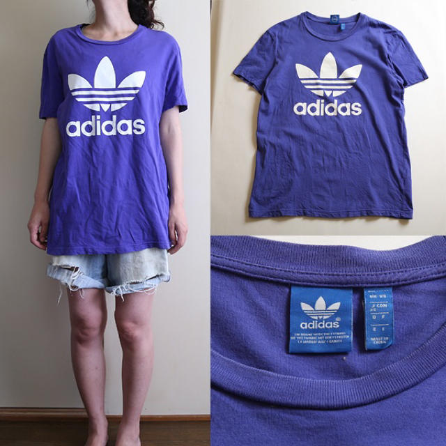 adidas(アディダス)のアディダスオリジナルス❤️ロゴＴシャツ レディースのトップス(Tシャツ(半袖/袖なし))の商品写真