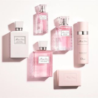 ディオール(Dior)の一度使用 Dior ミスディオール ボディスプレー 限定品(香水(女性用))