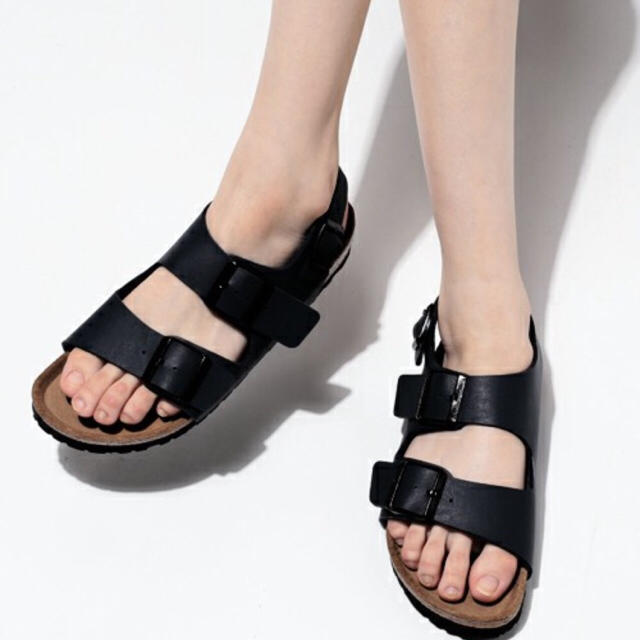 BIRKENSTOCK(ビルケンシュトック)のBIRKENSTOCK  MILANO/ミラノ(WOMEN) ブラック / 38 レディースの靴/シューズ(サンダル)の商品写真