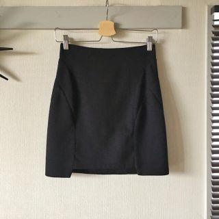 アクネ(ACNE)の専用です！！美品ACNEアクネデザインスカート 黒ブラック(ミニスカート)