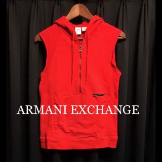 アルマーニエクスチェンジ(ARMANI EXCHANGE)の薔薇ちゃん様専用  ARMANI EXCHANGE フード付ベスト(ベスト/ジレ)