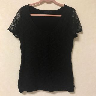 エゴイスト(EGOIST)のEGOIST 黒 レース Ｔシャツ(Tシャツ(半袖/袖なし))