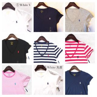 ポロラルフローレン(POLO RALPH LAUREN)の2枚7000円！ ラルフローレン レディース Tシャツ 新品 タグ付き(Tシャツ(半袖/袖なし))