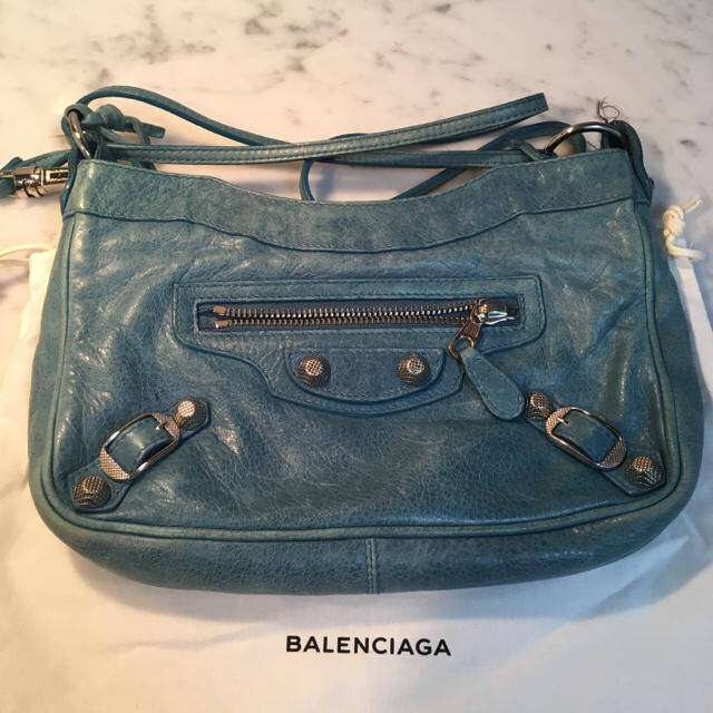 BALENCIAGA BAG(バレンシアガバッグ)のドル様専用※バレンシアガ ザファースト ターコイズ   レディースのバッグ(ショルダーバッグ)の商品写真