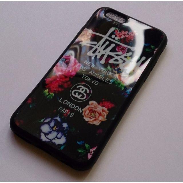 STUSSY(ステューシー)のiPhone5/5sケース ミラー花柄ピンク スマホ/家電/カメラのスマホアクセサリー(iPhoneケース)の商品写真