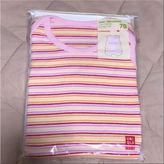 ユニクロ(UNIQLO)のユニクロ ショートオール カバーオール 70cm(カバーオール)