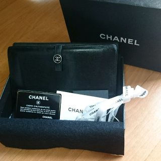 シャネル(CHANEL)のおまゆ様専用7月4日迄CHANEL長財布ブラック✨💯美品💖✨(財布)