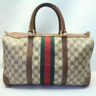 グッチ(Gucci)のB1656)GUCCI オールド グッチ ボストン ハンドバッグ シェリー(ボストンバッグ)