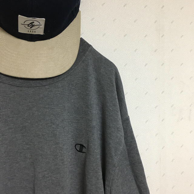 Champion(チャンピオン)の◎値下げ◎ チャンピオン ビッグT ユニセックス チャコール メンズのトップス(Tシャツ/カットソー(半袖/袖なし))の商品写真