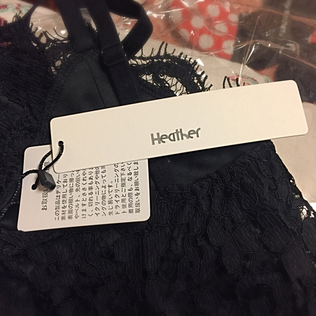 heather(ヘザー)のHeather♡レースビスチェキャミ♡新品未使用 レディースのトップス(キャミソール)の商品写真