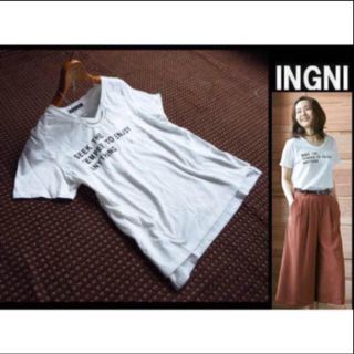 イング(INGNI)の新品★INGNIイング★ポケット付3段ロゴ/T(Tシャツ(半袖/袖なし))