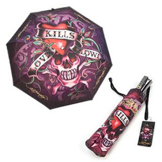 エドハーディー(Ed Hardy)の新品未使用！エドハーディー 折りたたみ傘(傘)